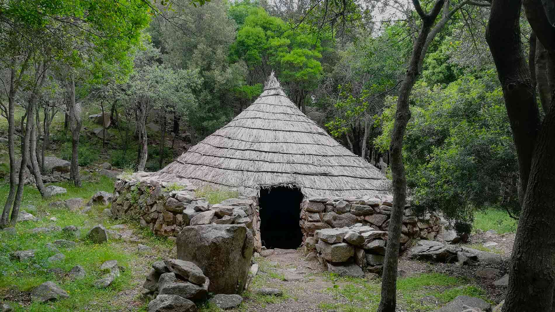 una capanna nuragica